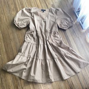 Beige Banana Republic Dress